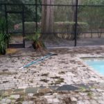 Pool Deck Cleaning Before