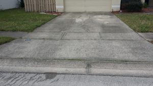 Driveway Cleaning Orlando Before
