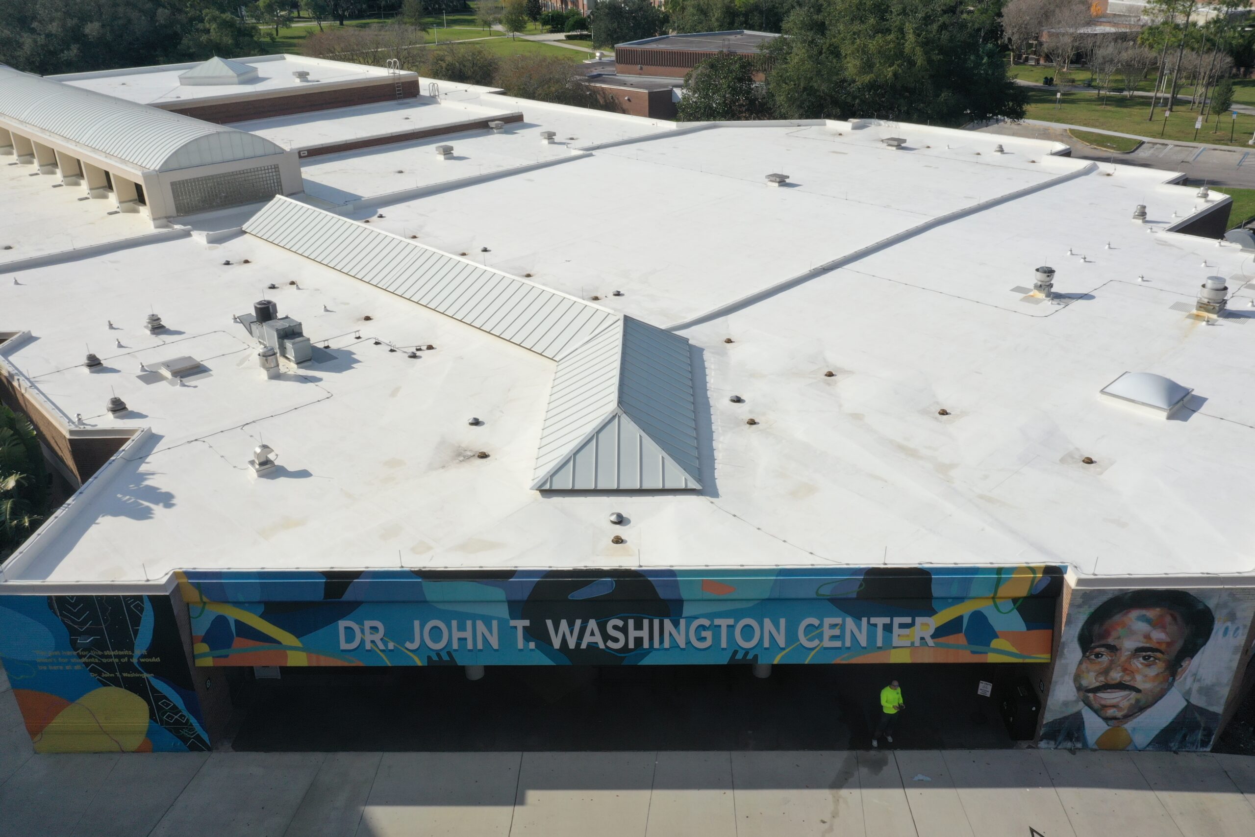 Commercial Roof & Exterior Cleaning Powered by Aerial Drone Technology